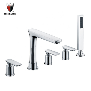 HIMARK Bathroom Roman Tub And Shower Faucet with Shower