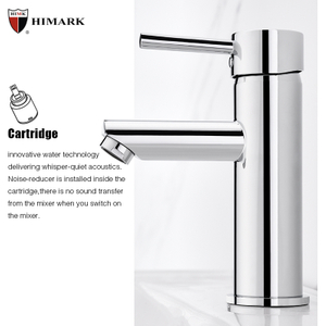 Chrome Single Lever Bathroom Sink Faucet