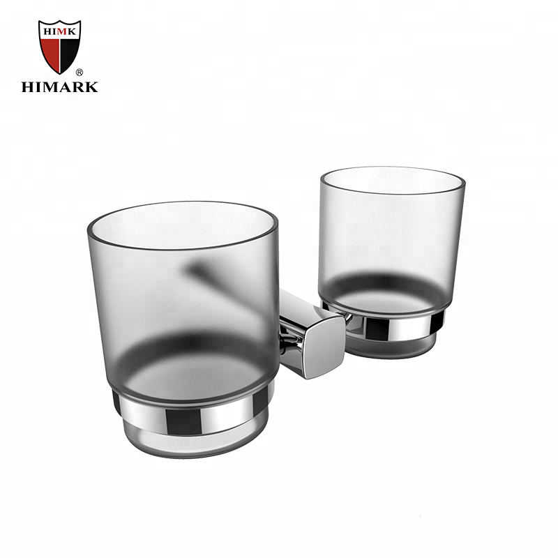 Modern brass bathroom accessories wall mounted glass holder Buy Glass