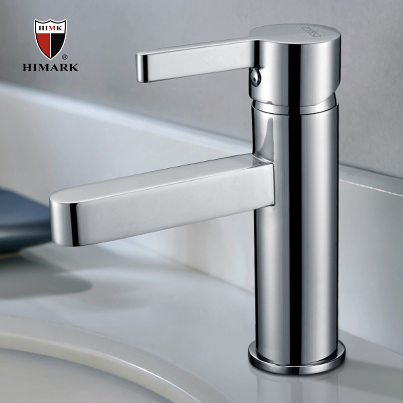 HIMARK China brass CE certified chrome modern single hande bathroom basin mixer taps